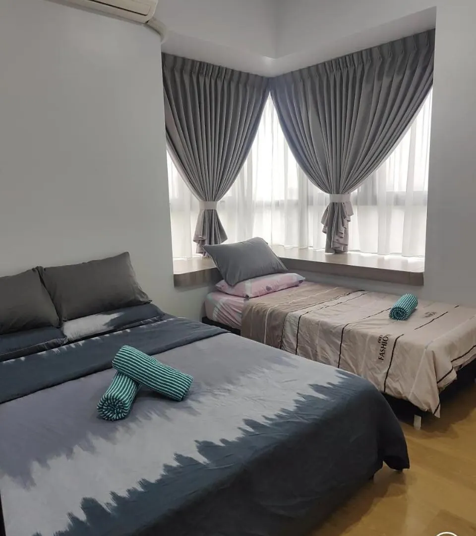 公寓 新山08Johor, Near Ciq, Danga Bay Free Parking 2Br6Pax公寓
