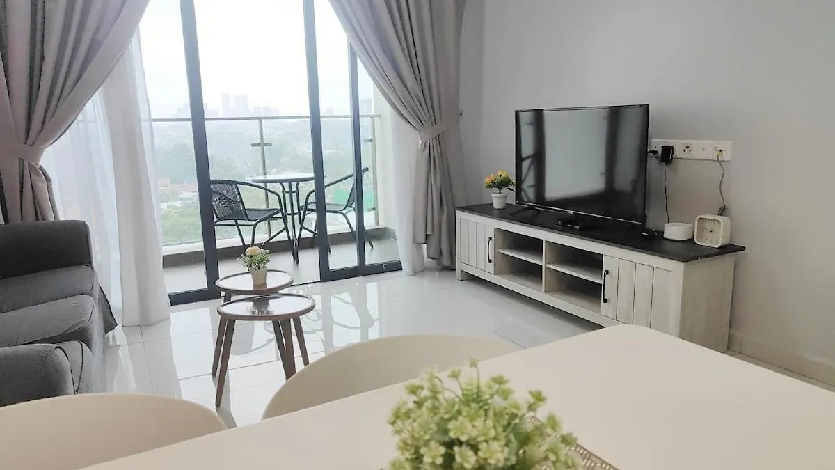 新山08Johor, Near Ciq, Danga Bay Free Parking 2Br6Pax公寓